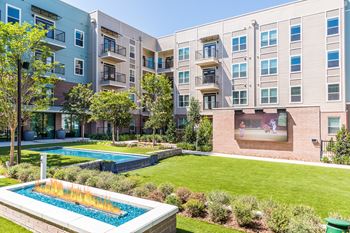 Outdoor lounge areas